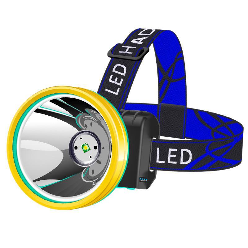厂家直销 LED强光头灯防水头戴式夜钓钓鱼灯可充电户外 感应头灯 Item Picture
