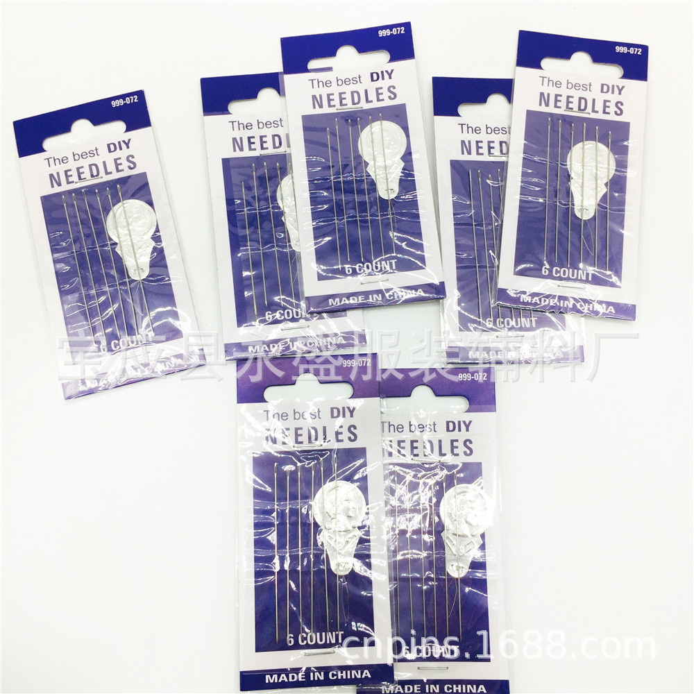 6 sets of beading needles with a threading tool for home use. For elderly people to string beading, join hands with the sewing needle and card suction manufacturer for wholesale Item Picture