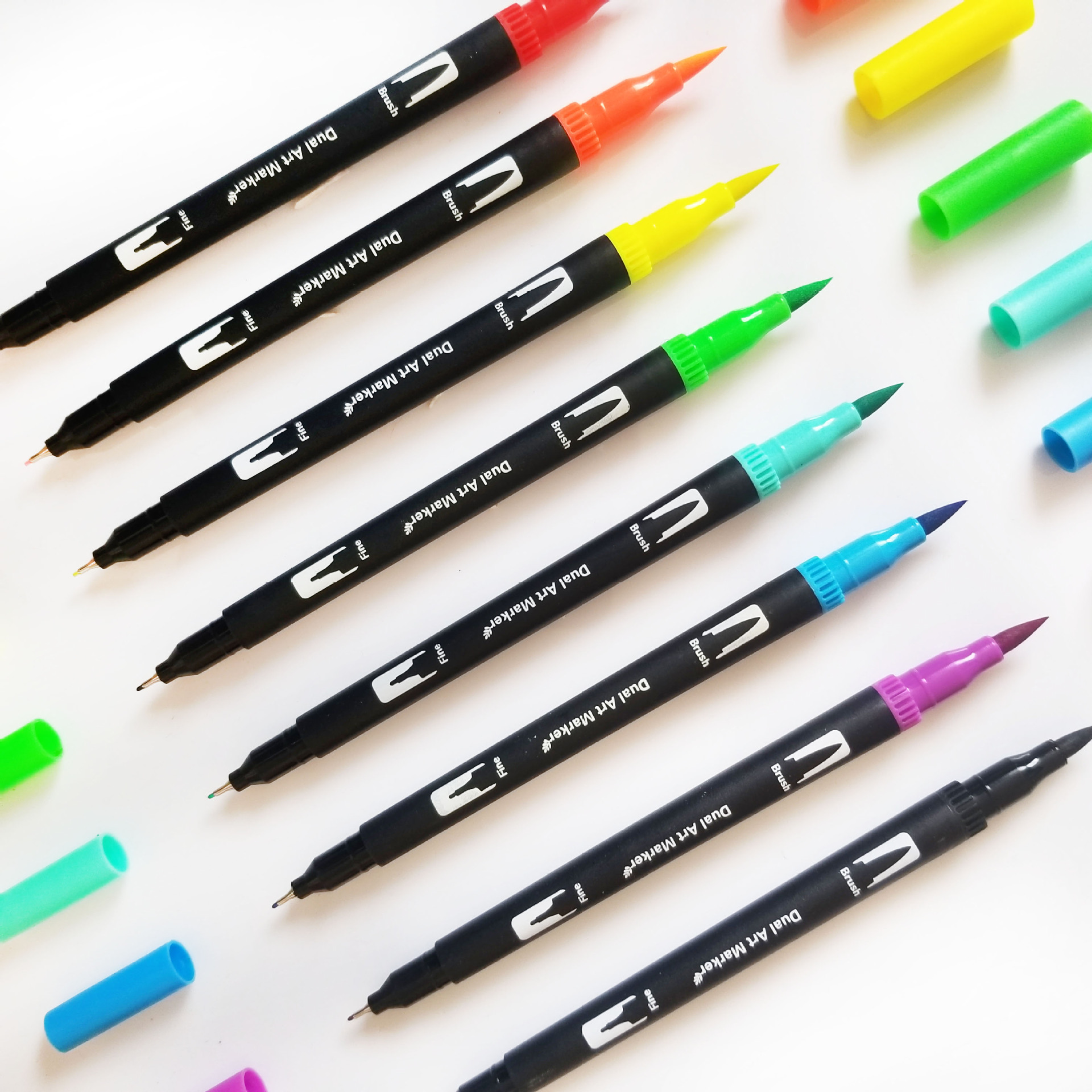 Cross-border 12/24/36/48/60/72/100/120/132 color double-headed watercolor pen mark comic art Specification drawing