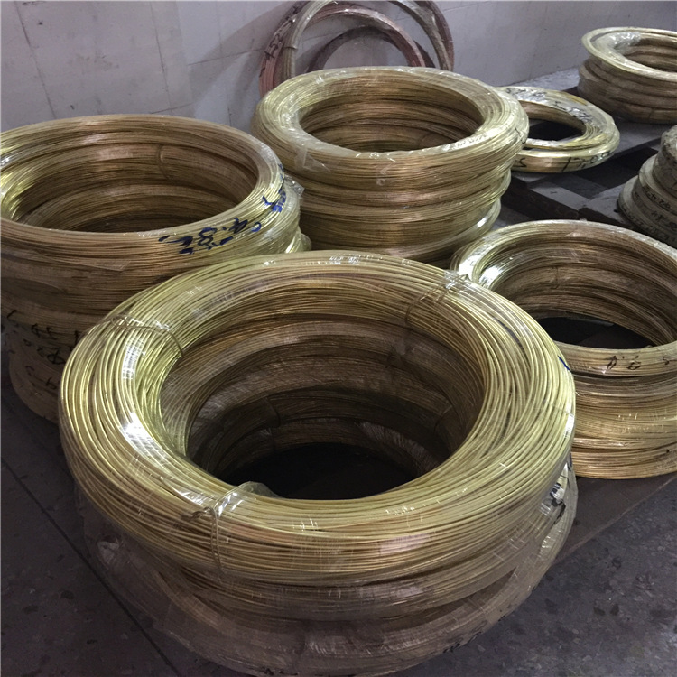 خطوط النحاس H62 خيط النحاس الأصفر البرونزي H65 باستخدام أسلاك النحاس البرونزية المقوّاة H68 المقوّاة بالنحاس Specification image