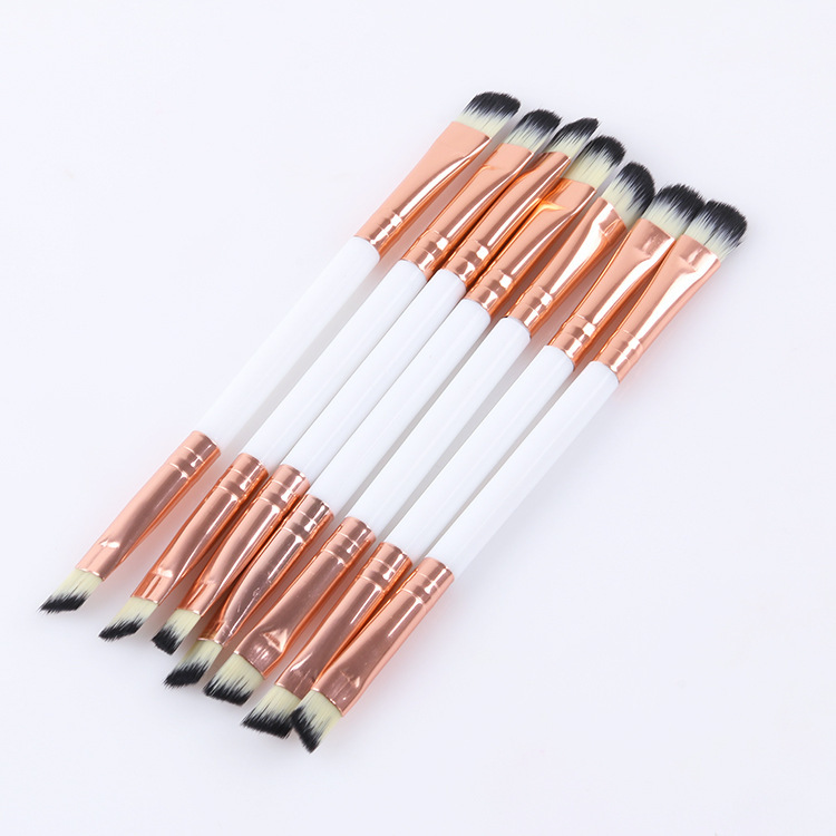 Shenglian Ball Factory directly sells double-headed makeup brushes, double-ended eyeshadow brushes, eyebrow brushes, lip brushes and various makeup accessories