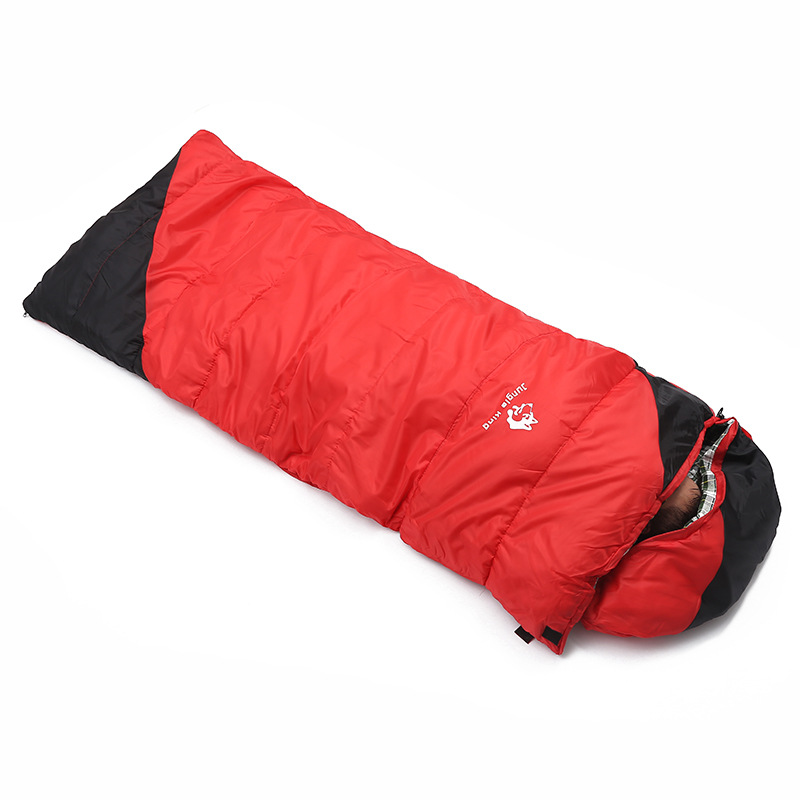 JUNGLE KING Outdoor Camping Sleeping Bag Envelope with Cap Widened and thickened dirt-proof sleeping bag quilt 2.4kg Specification image