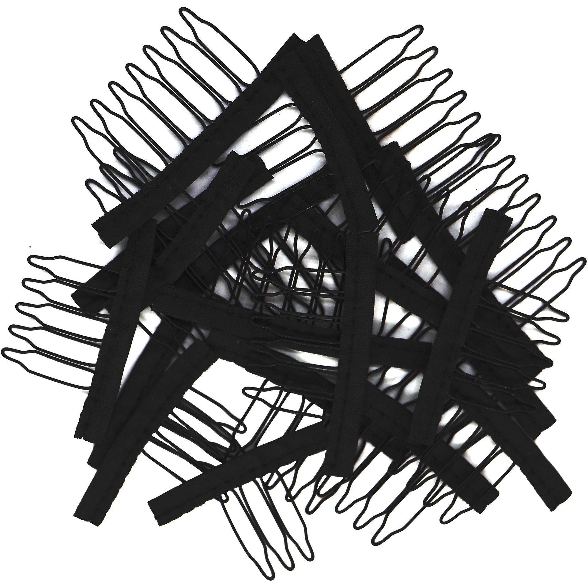 Special six-toothed cloth strip steel claw spring comb, net cap clip, small comb for wigs, from three-toothed to seven-toothed ones in stock for wholesale details Picture