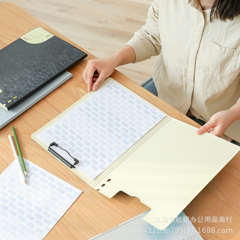 A4文件夹试卷夹学生资料收纳书夹卷子夹写字垫板办公用品文具板夹