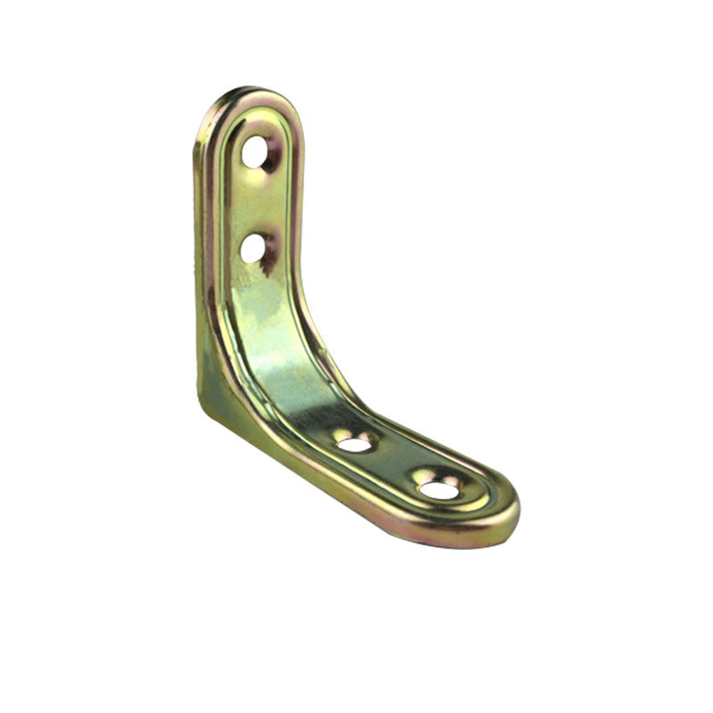 Color plated iron Angle code 90 degree Angle iron L bracket laminate cabinet furniture fixed connection Application Scenario