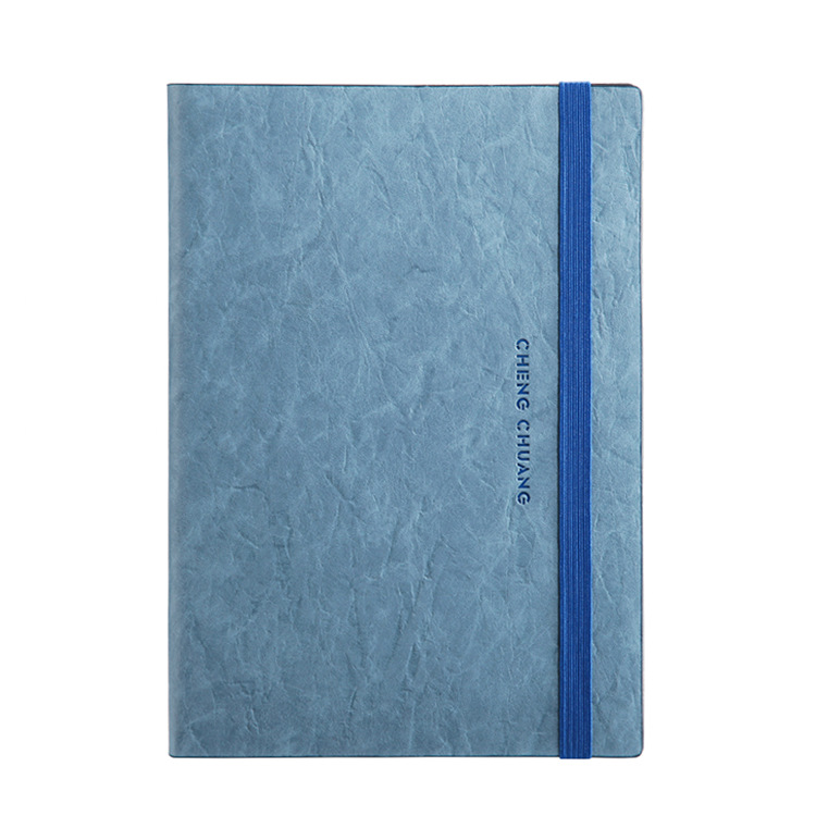 Customized a5 creative business office notebook with binding rope, diary, leather strap, and logo Item Picture