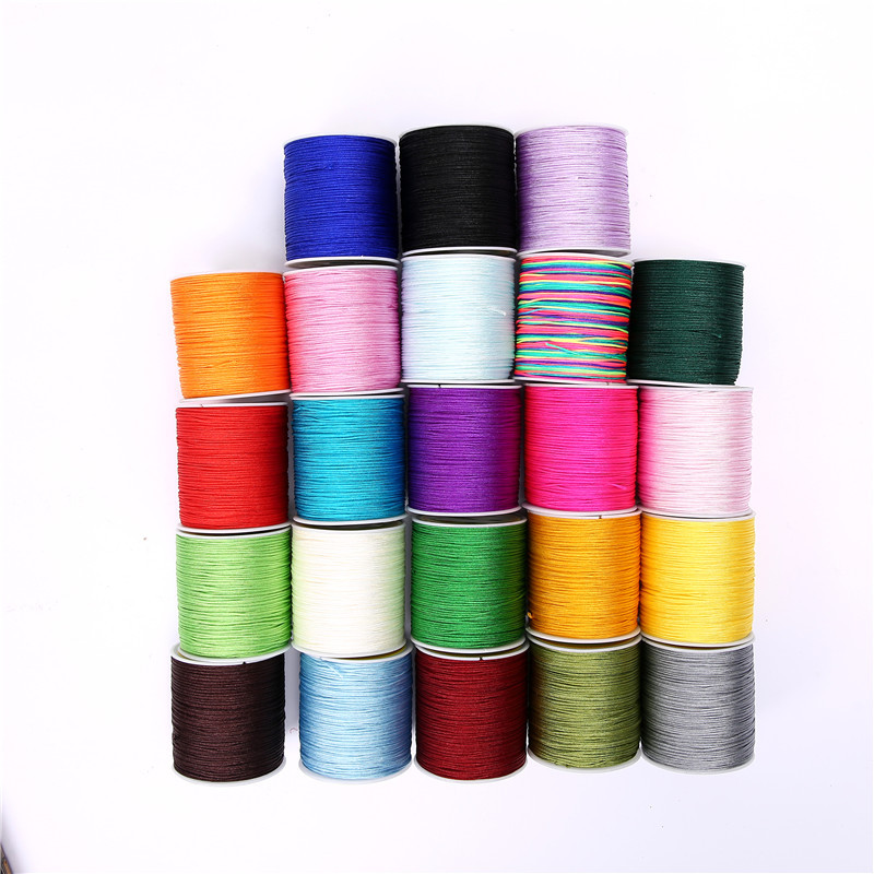 100-meter axis DIY handcrafted beaded thread, No. 72 jade thread, red rope, hand-woven thread, Chinese knot thread, multi-color direct supply from the manufacturer Item Picture