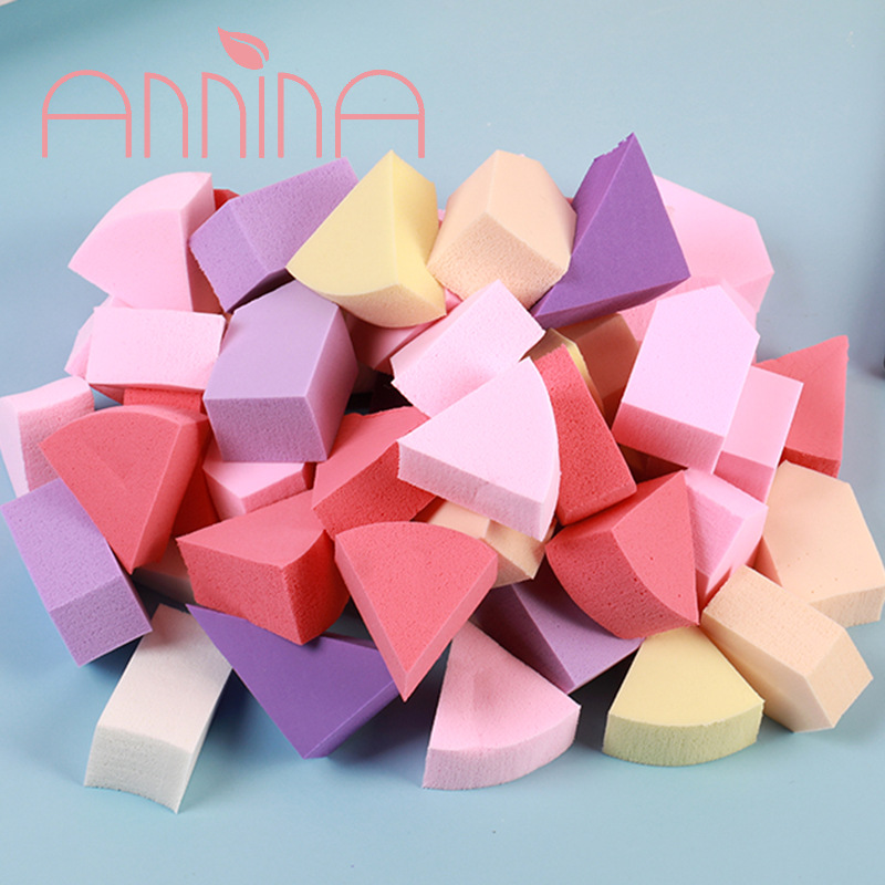 Annina Beauty Powder Puff Super Soft Polygon Cotton Makeup Egg Dry And Wet Makeup Makeup Tool Application Scenario