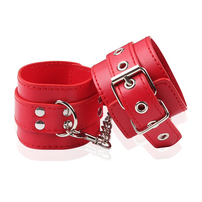 Adult sex toys Entry level shackles Leather binding shackles SM alternative sex toys shackles Application Scenario