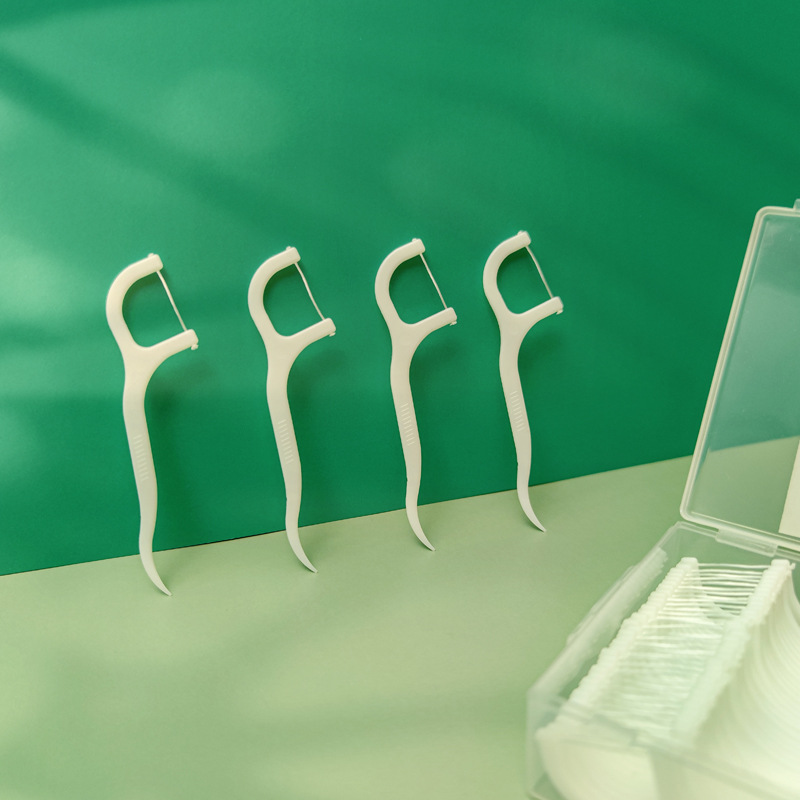 Family-sized dental floss, ultra-thin household flat floss picks, portable and portable classic disposable children's box floss picks Specification image