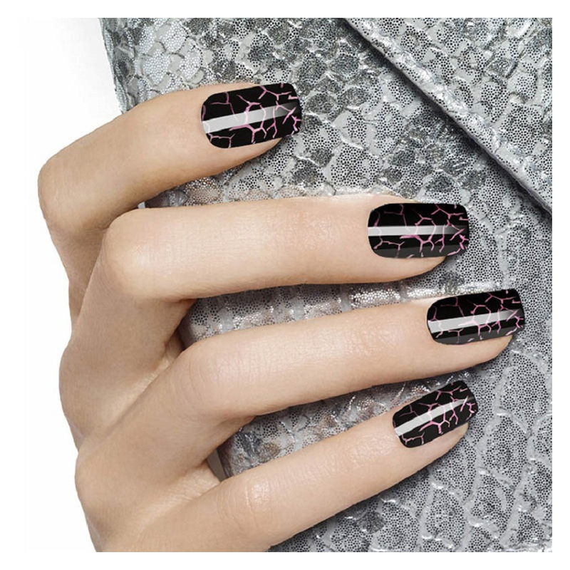 Wholesale of 30 pieces of wearable nail plates, wearable nail art plates, short nail art patches, jelly false nail patches, exclusively for export Item Picture