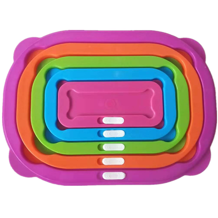 Factory wholesale Xinyuan five-color pp plastic food storage box rectangular microwave oven box 5-piece set Item Picture