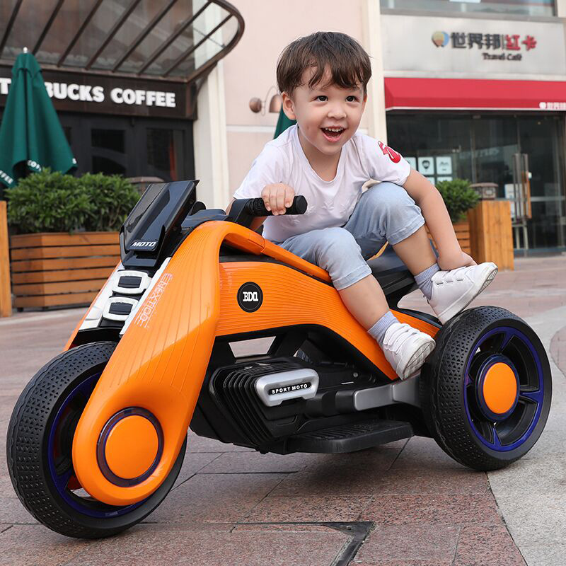 贝多奇儿童高端可玩具车电动车摩托