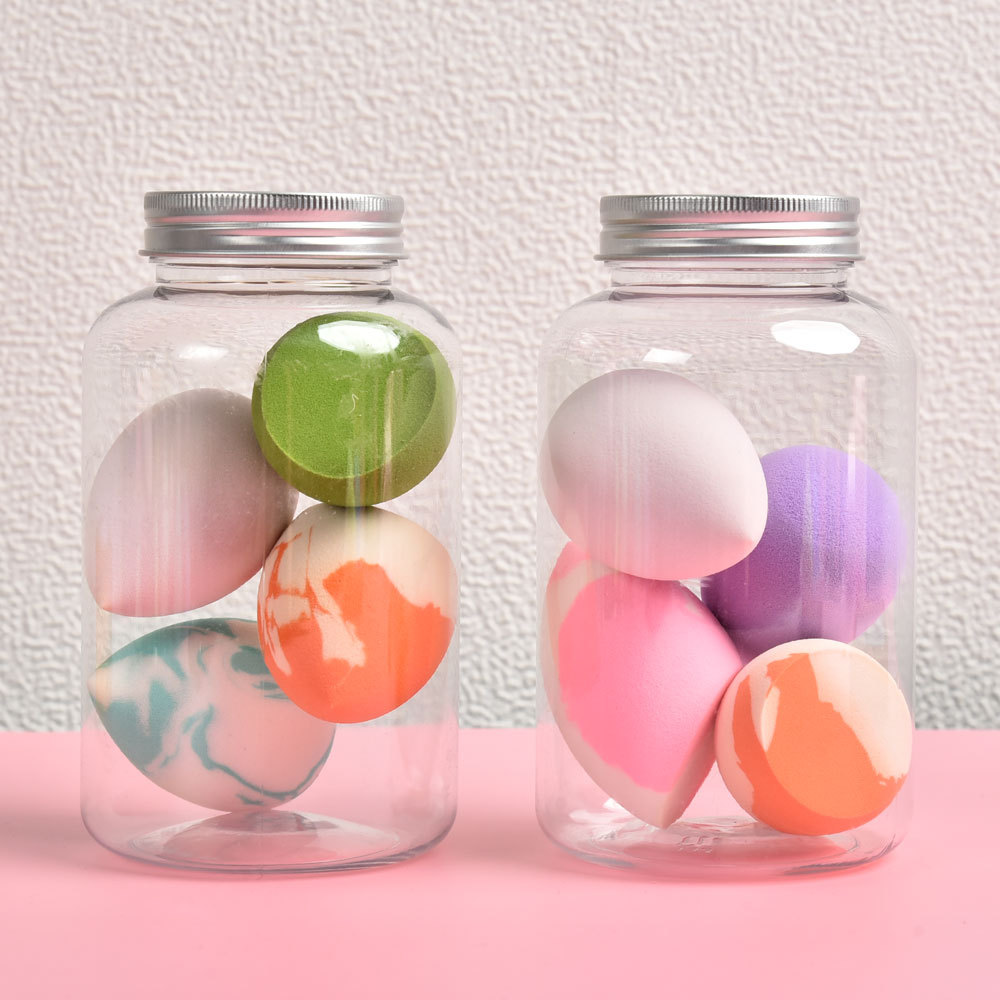 Beauty Tool Water Drop Shape Hydrophilic Non-Latex Beauty Powder Puff Dry And Wet Bottle Water Drop Shape Makeup Egg Specification drawing