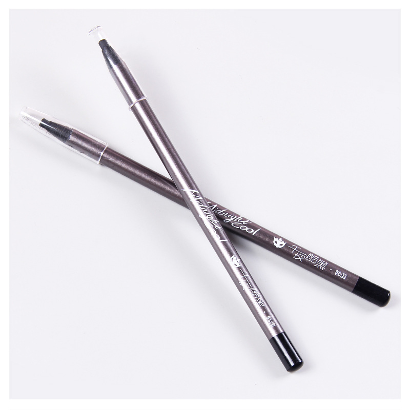 Midnight Cool Black Shadow Studio Special Cool Waterproof Drawstring Pen, Paper easy to color, no Makeup Smudging eyeliner Pen wholesale Application Scenario