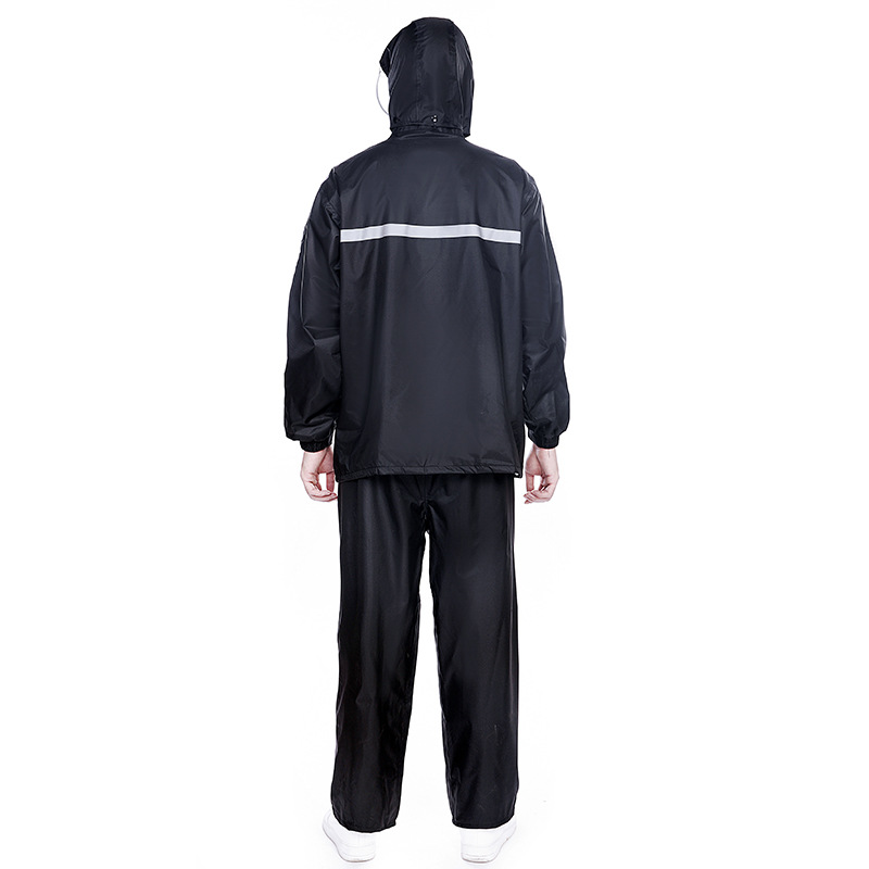 Manufacturers Direct Sales Split Raincoat Set Adult Rainpants Full Body Anti-Storm Reflective Raincoat Wholesale Poncho Item Picture