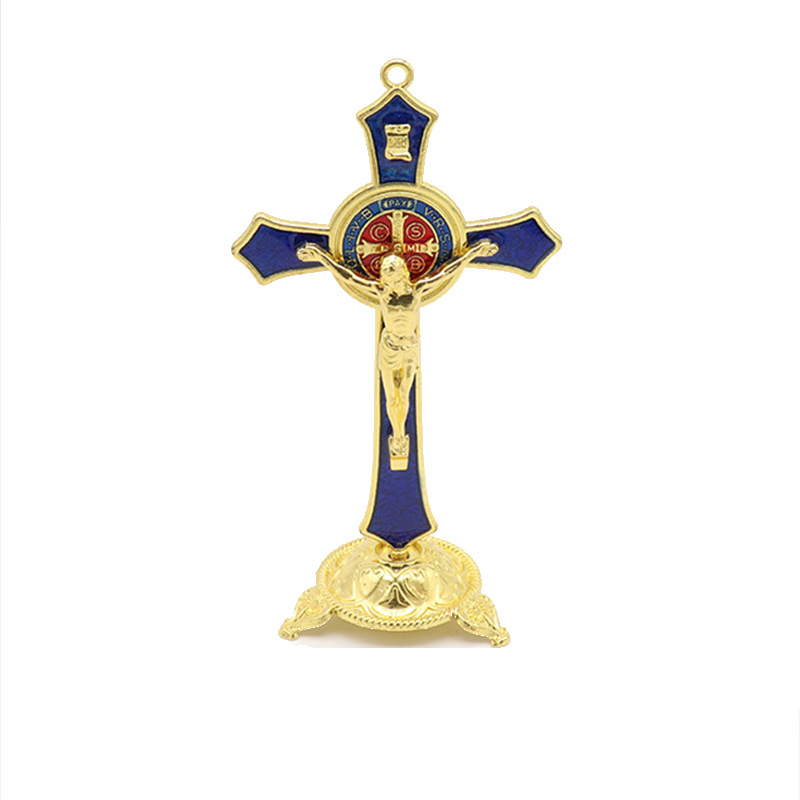 跨境货源  宗教十字架耶稣装饰品 金属工艺品饰品摆件详情图5
