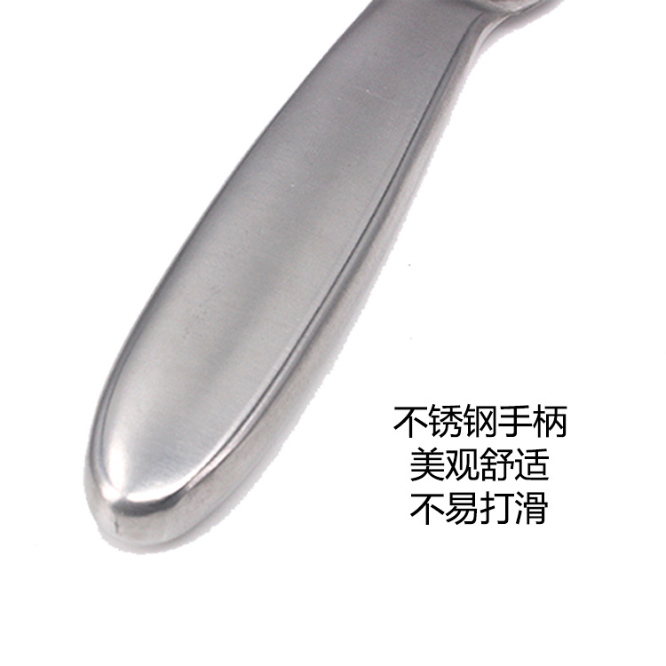 Foot care tools: washable stainless steel frosted foot file, dead skin removal, foot rubbing, foot sole scrubbing, shanilak Specification image