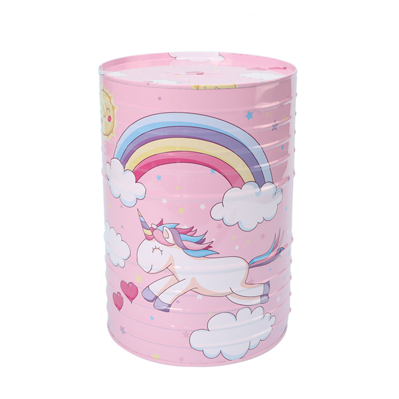 Unicorn creative piggy bank children tin large capacity only into the piggy bank ornaments wholesale Item Picture