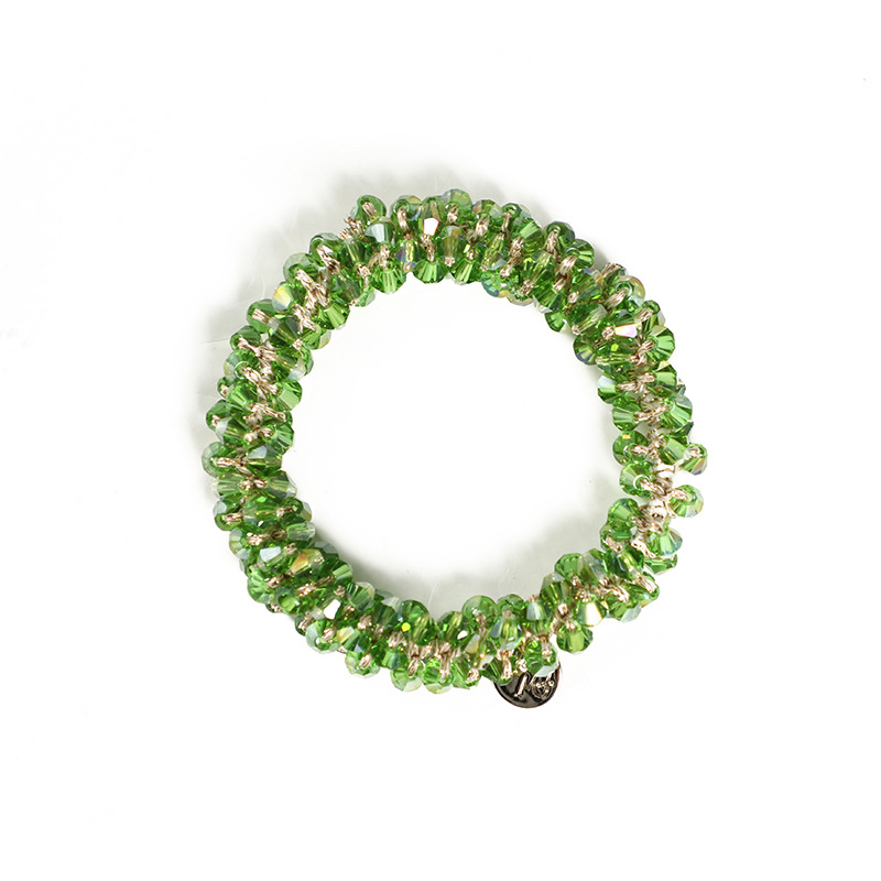 韩版弹力发圈/发饰白底实物图