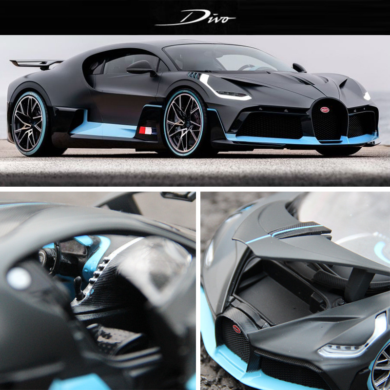 Meichitu 2019 Bugatti divo Original Factory Simulation car model Alloy Collection Sports Car Ornament 1 24 Application Scenario