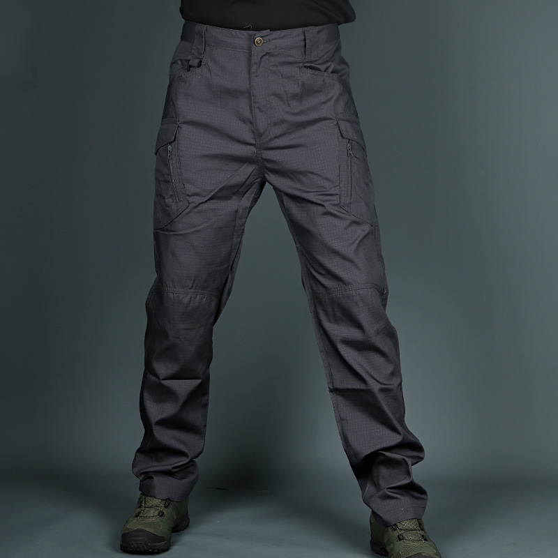 Tactical Pants Men Four Seasons Outdoor Wear-Resistant Overalls Special Forces Camouflage Pants 65 35 Pants Scratch-Resistant Plaid Pants details Picture