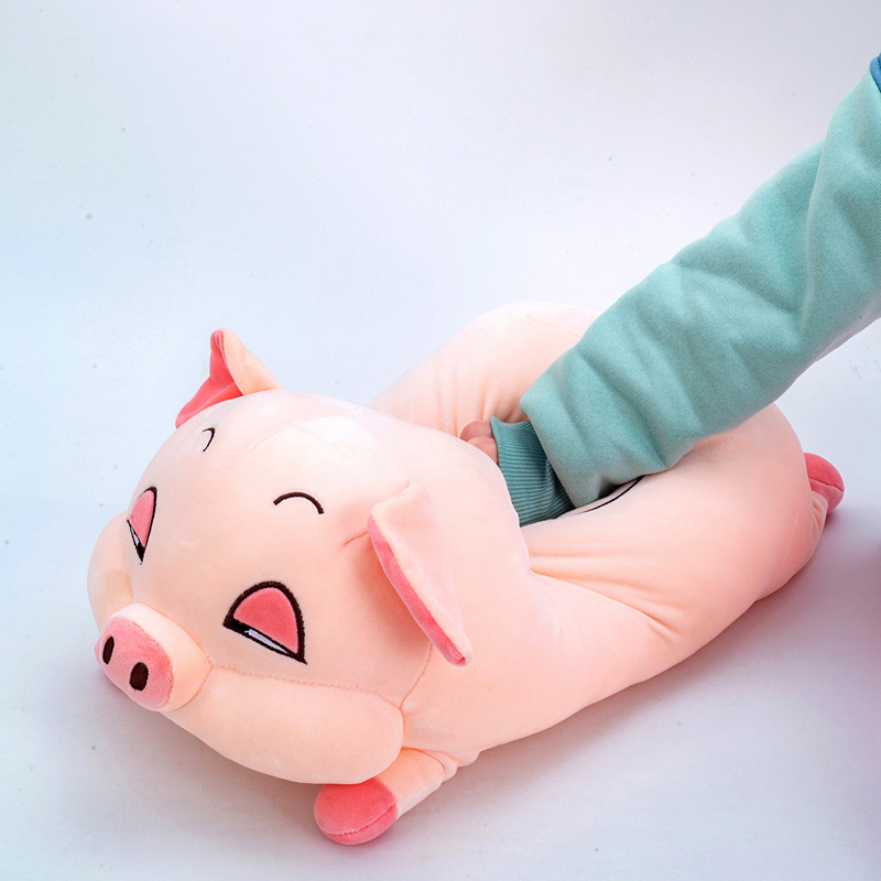 New cartoon animal throw pillow, two-in-one pig doll, air-conditioned blanket, birthday gift for the event, one-piece delivery Application Scenario