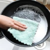 Scouring pads, daily cleaning cloths, kitchen and household absorbent dishcloths, thickened dishwashing towels that do not shed fibers and are easy to clean Specification image