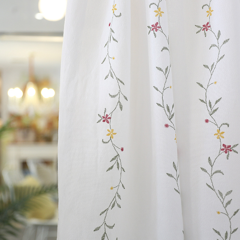 American-style rural trade curtains, cross-border e-commerce, short curtains, half curtains, coffee curtains, half curtains, generation after generation of curtains in stock Application Scenario