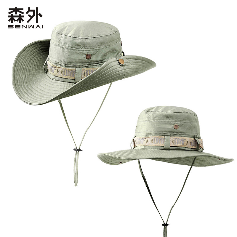 Outdoor UV protection Penney hat, men's summer fisherman hat, sun hat, men's sun protection hat, Korean version mountaineering and fishing hat