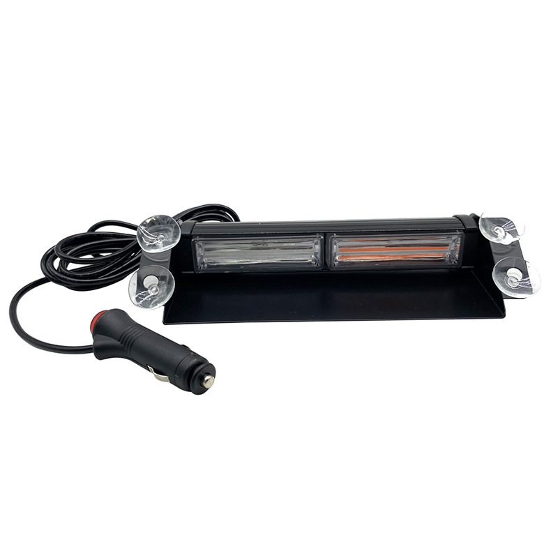 12-24V COB前铲子灯汽车前挡玻璃吸盘灯车载爆闪警示灯开道频闪灯