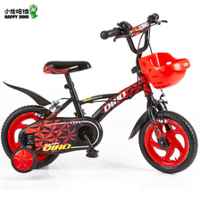 小龙哈彼儿童自行车12寸童车脚踏车2-4岁宝宝单车LB1230Q奶粉赠品