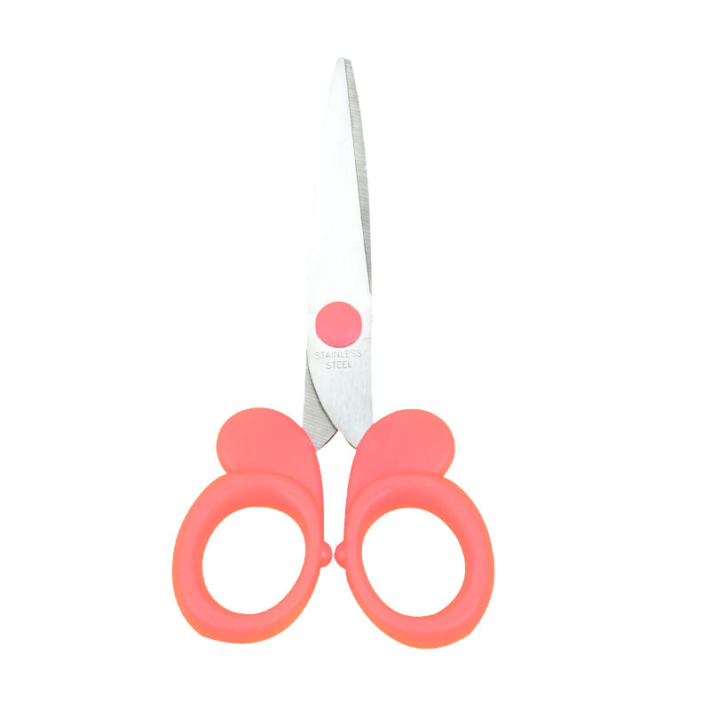 Weibo Children's student scissors are lightweight, labor-saving, safe, and feature cartoon butterflies. They are multi-purpose children's handmade scissors Item Picture