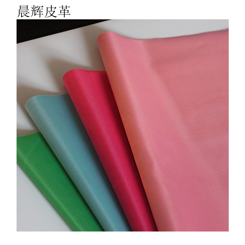 Color espumado cuero mercerizado venta directa de fábrica color espumado tela de poliéster color espumado protección del medio ambiente se puede hacer PVC Item Picture