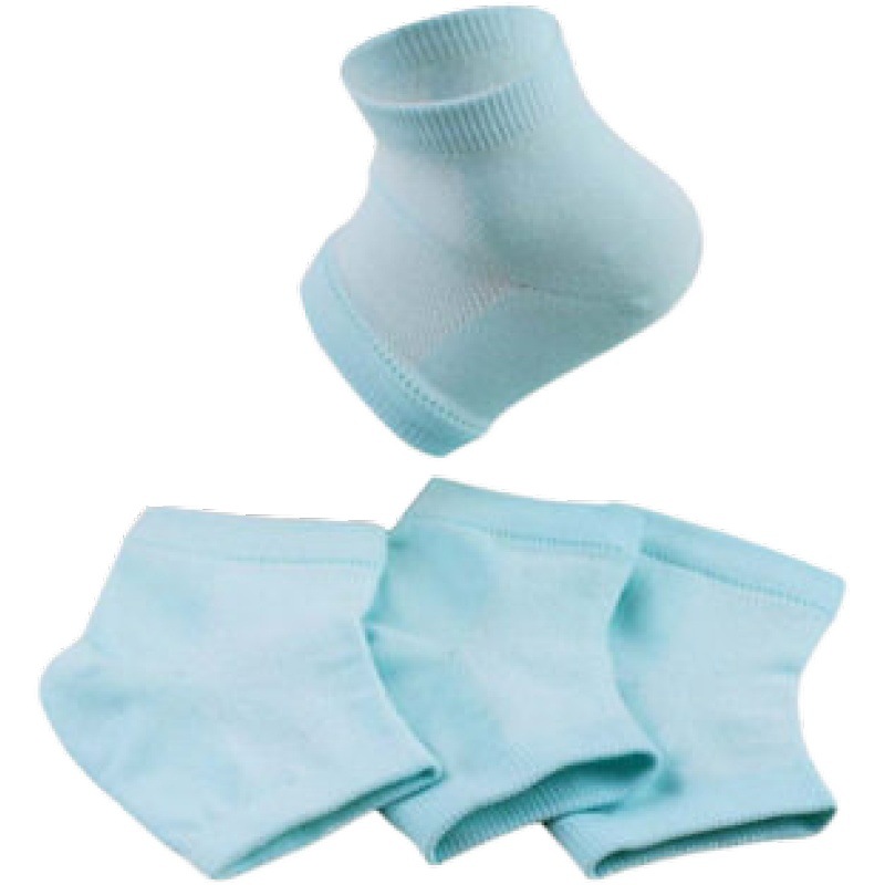 Wholesale of 2020 summer new style women's short-sleeved mesh gel heel sock fabric invisible socks and anti-crack hosiery from the manufacturer Item Picture