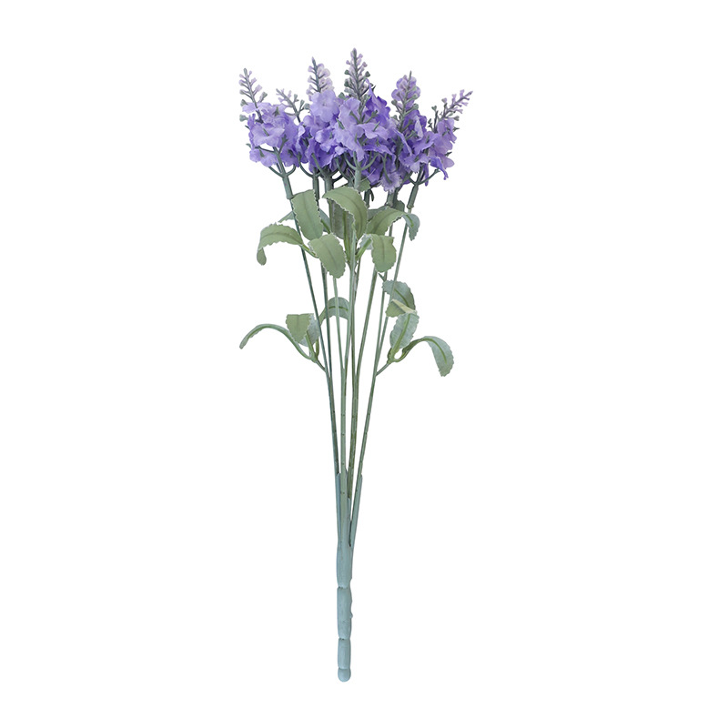 10 Provencal lavender artificial flowers for home decoration, artificial plants, potted green plants, wedding artificial flowers Item Picture
