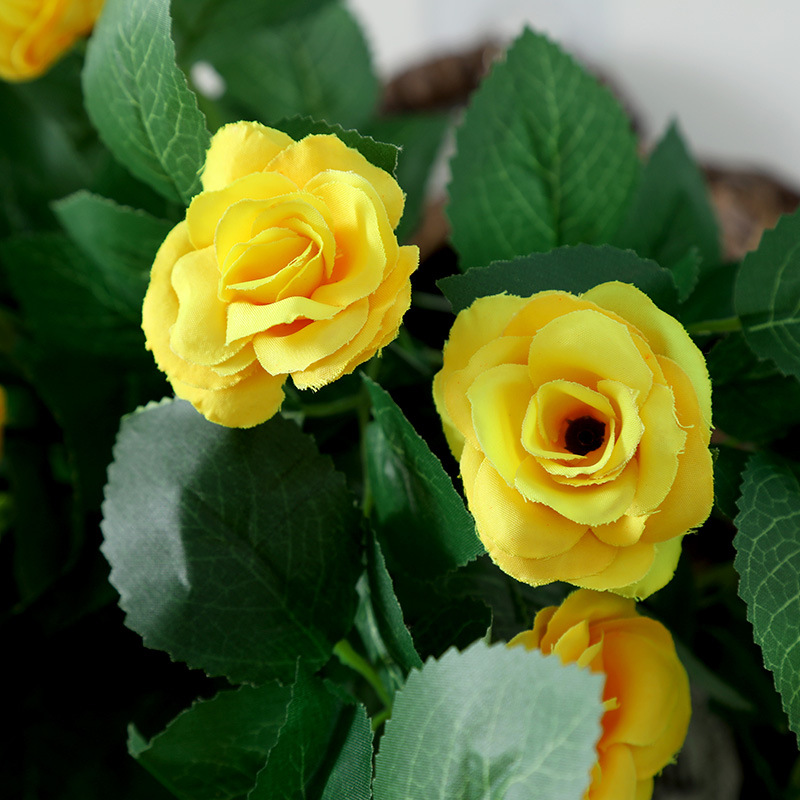 Artificial Rose Wall Hanging Flower Vine Home Decoration Decoration False Flower Hanging Flower Living Room Wall Silk Cloth Simulation Flower Basket Application Scenario