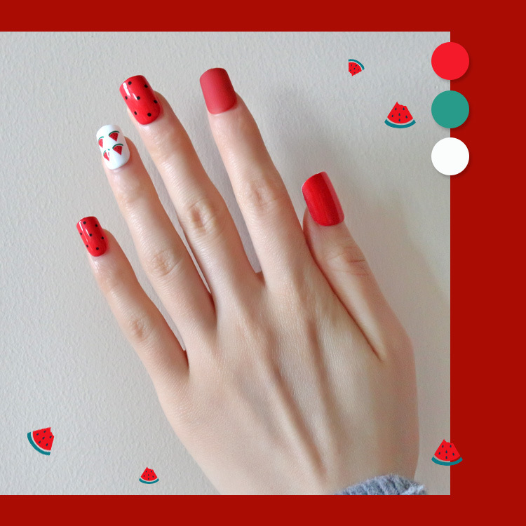 方头短款/穿戴甲产品图