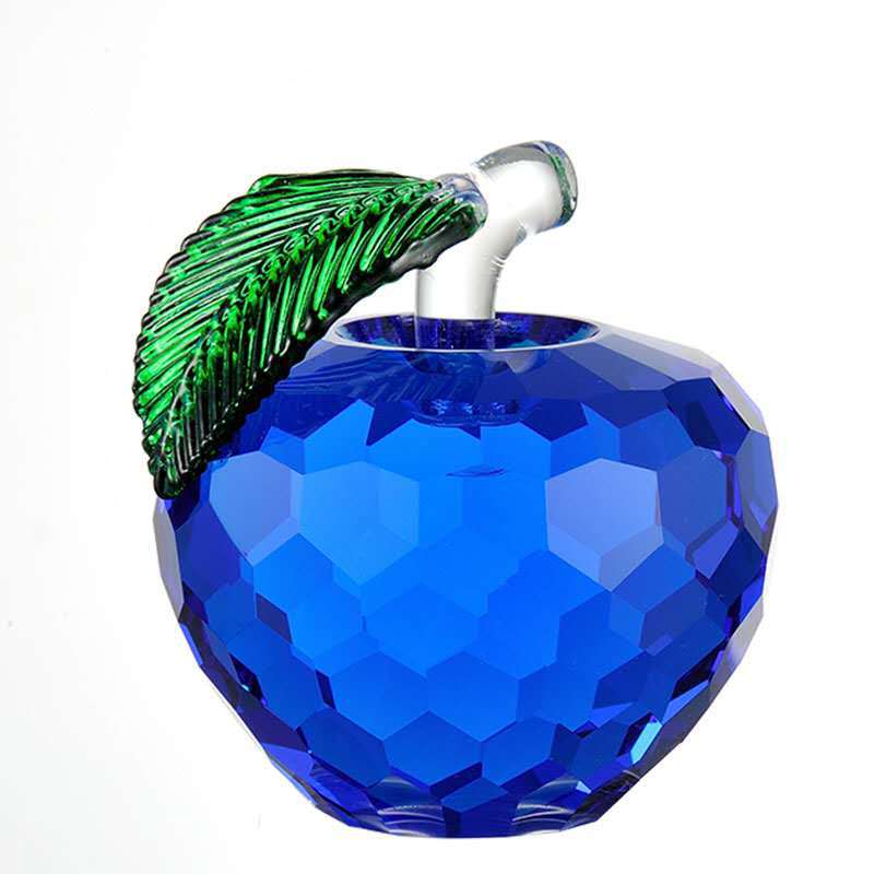 Crystal Apple Birthday gift Valentine Teachers' Day Gift Decorative Arts and Crafts Display Creative home accessories Xiangyu Crystal Specification drawing