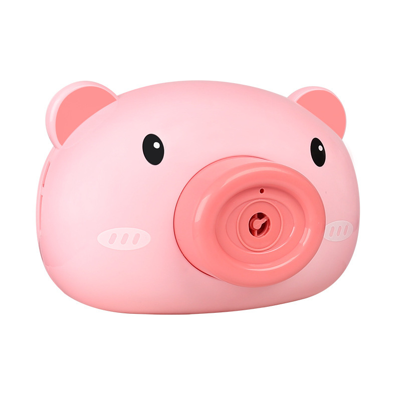 电动小猪泡泡机玩具抖音同款网红少女心儿童卡通全自动吹泡泡相机详情图5
