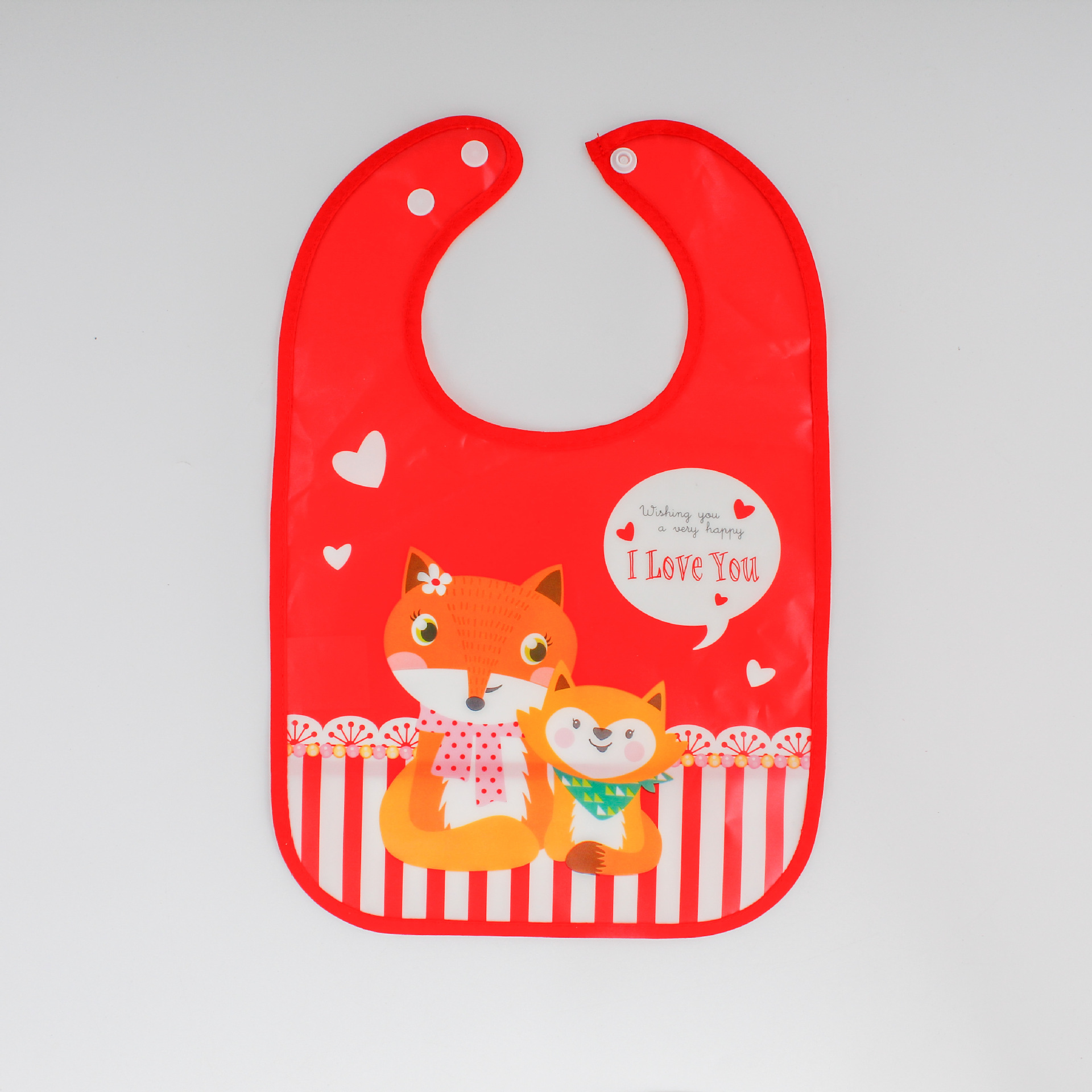 Customized new children's waterproof saliva pouches, EVA no-wash baby cartoon bibs, bibs and rice bags for foreign trade OEM details Picture