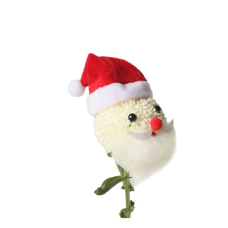 Christmas ping-pong Daisy cartoon animal emojis DIY material modeling set Santa Claus bouquet decorations Item Picture