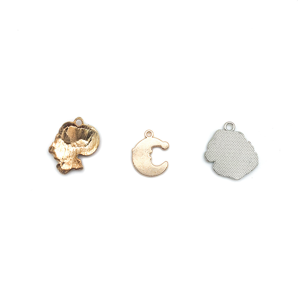 Diy Hand Drip Santa Claus Earrings Pendant Pendant Alloy Accessories Jz10 Specification drawing