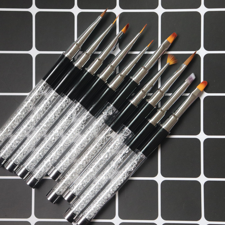 Nail art brush set, nail painting pen, painting string, phototherapy string, crystal engraving, drill pipe set, shanilak Item Picture