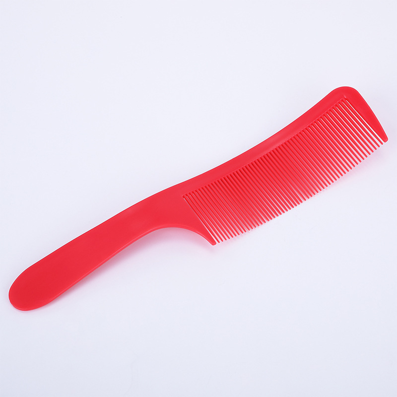Factory direct supply men's hair cutting S-shaped clipper, arc-shaped comb, round head flat comb, curved comb, salon, flat hair styling, shanilak Item Picture