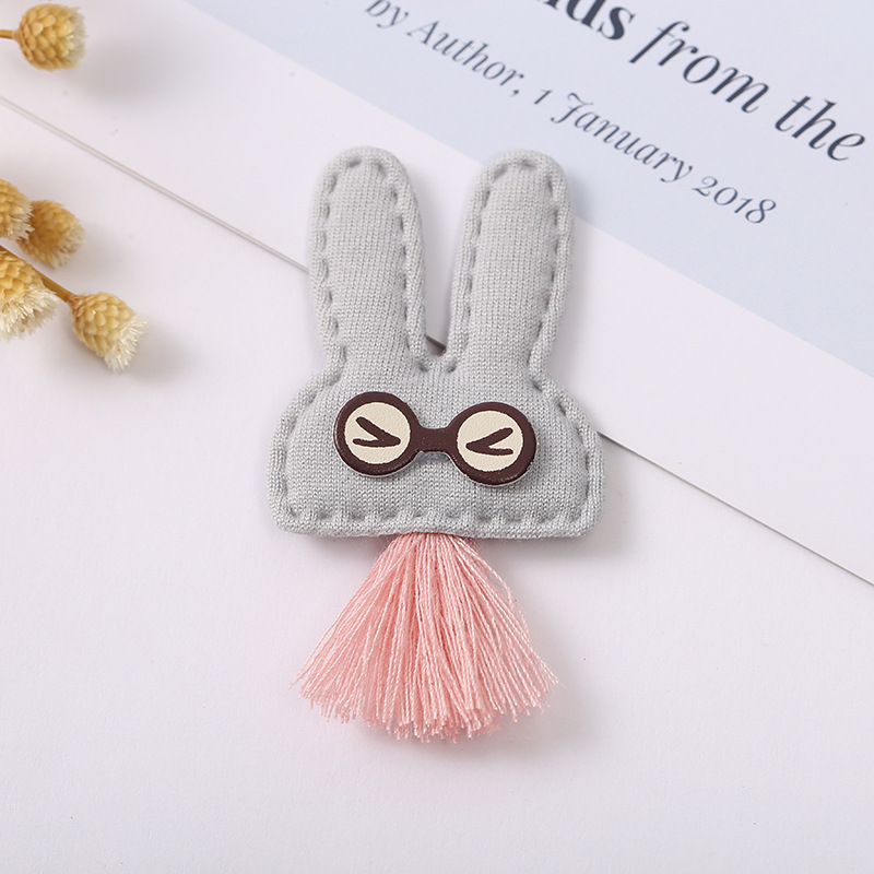 Manufacturers Direct Supply Korean Headdress Accessories Towel Diy Children's Clothing Long Ear Rabbit Accessories Cartoon Shoes And Clothing Pendant Application Scenario