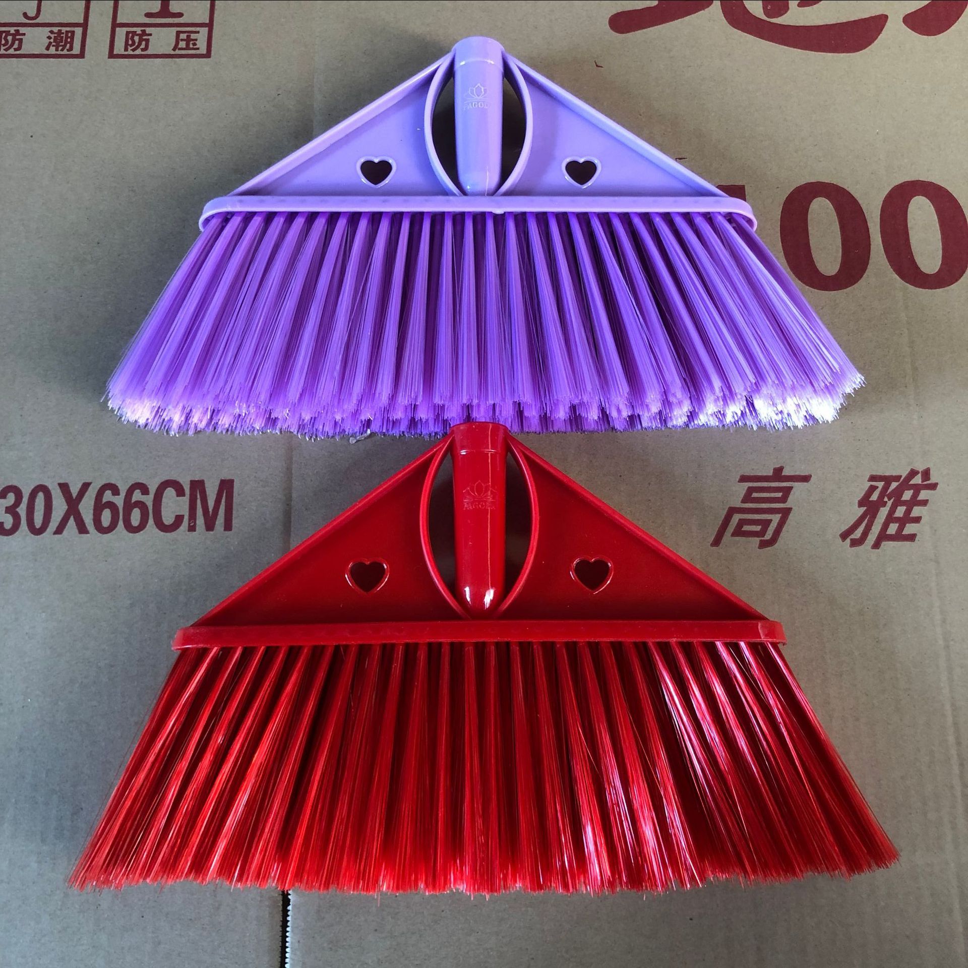 厂家优质批发桃心软毛冰丝单个家用环卫地板