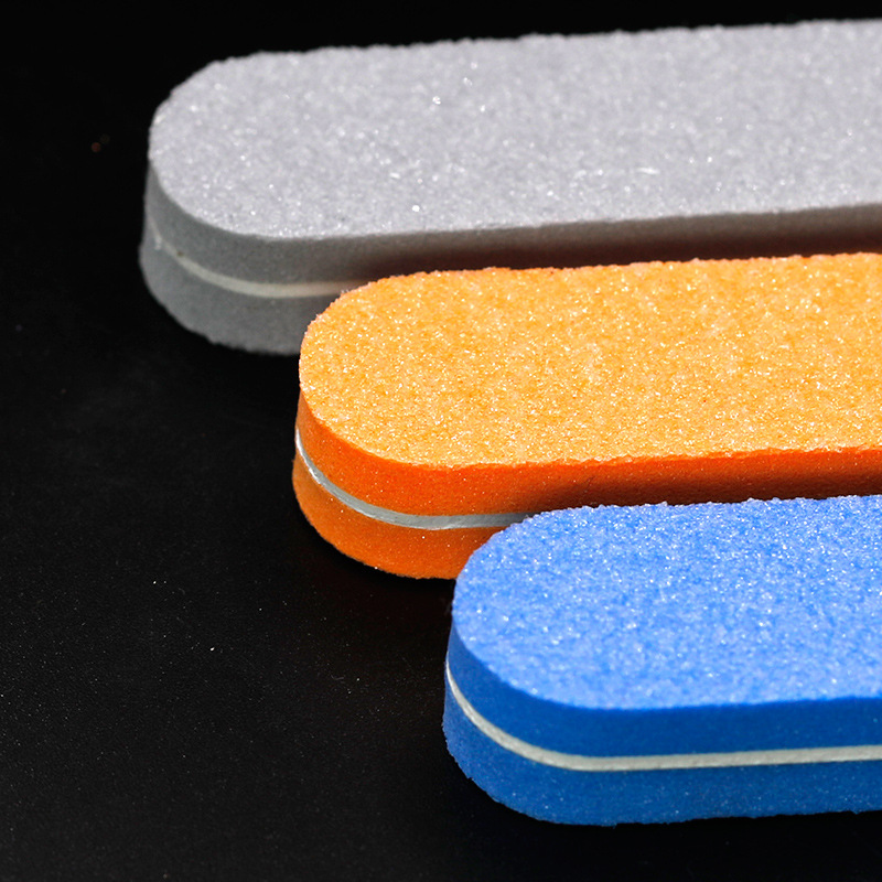 shanilak Double-sided frosted high-elastic cotton nail care tools and supplies, nail files, sponge washers, nail trimming files, horseshoe box set