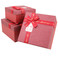 新款特种纸布纹3件套礼品包装盒 正方形硬纸盒现货供应可定 JKC图