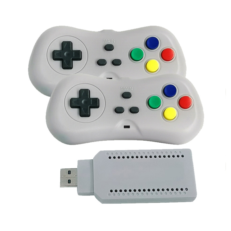 工厂直销 跨境外贸 高品质 电视游戏机2.4G无线手柄迷你U宝普清家用双人对战游戏机620款